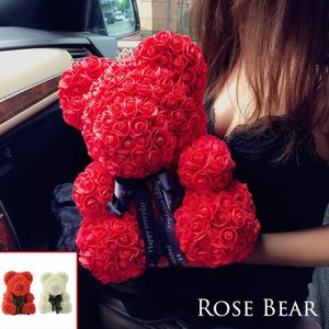 Kunstbloemen rozen teddybeer vriendin verjaardag Valentijnsdag cadeau verjaardagscadeau voor bruiloftsfeestdecoratie3092