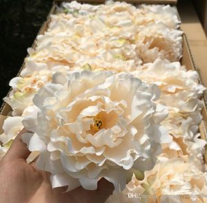 Fleurs artificielles Silk Peony Flower Heads Party Party Decoration Supplies Simulation Fausse Flower Head Home Decorations Wholesal7570781