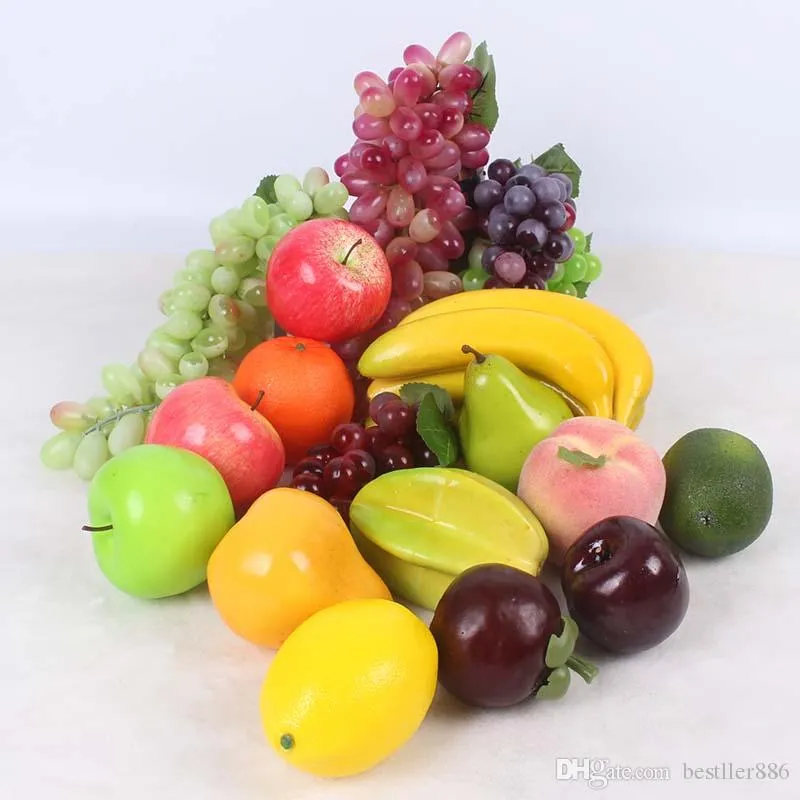 Fruit Artificiel Raisins Fake Plastic Décoratifs Fruit Lifelike Accueil