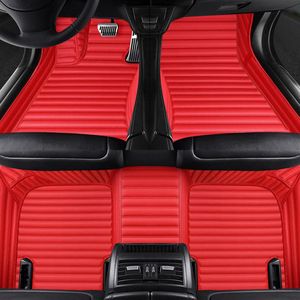Kunstleer auto vloermatten voor tesla model 3 SX Y accessoires tapijt alfombra Luxury-Surround2083