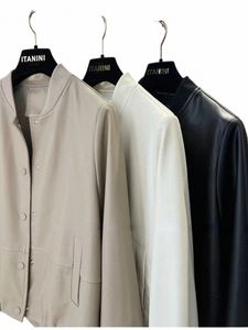 Manteau en cuir artificiel Femme 2023 Automne Nouvelle veste en cuir PU décontractée et décontractée Montrer des vêtements de moto minces populaires en Europe c2bh #