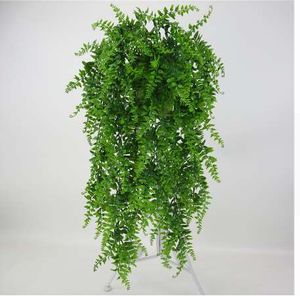 Artificial Leaves Plastic Plant Vine Wall Hanging Garden Living Room Club Bar Decorated Fake Leaves Green Plant Ivy P0.11