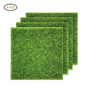 Panneaux de pelouse murale de plantes artificielles, clôture de jardin, décor de toile de fond, tapis vert, fournitures de fête dans la jungle, faux tapis décoratif Fl2496