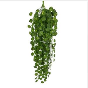 Artificial plants Hanging Vine Plant Leaves Garland Home Garden Wall Decoration Green 2018 Dropshipping