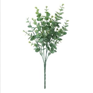 Eucalyptus en plastique artificiel plante de l'herbe fausse feuilles verterie feuilles de fleur de fleurs g21573b
