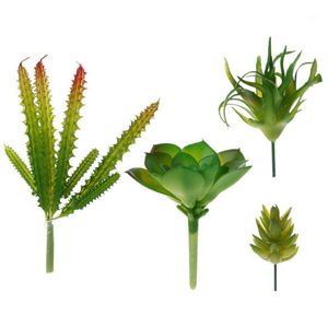 Decoratieve bloemen kransen kunstmatige plastic blad nep planten cactus huis huis tuin party indoor outdoor decor1