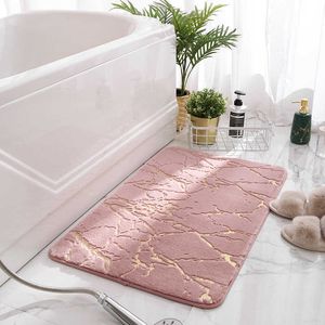 Tapis de bain de plancher de fourrure de lapin artificiel super absorbant tapis doux moderne maison salon chambre salle de bain baignoire tapis latéraux 210724