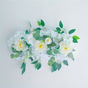 Kunstmatige rozenwinnaar decoratieve bloemen muurarrangement benodigdheden zijden bloemenrij voor feest bruiloft diy boog achtergrond decoratie