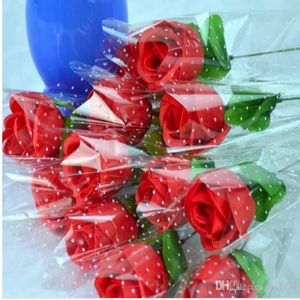 Rosa artificial ROJO 100P 30 cm 11 8 pulgadas Seda Artificial Simulación Flor Peonía Rosa Camelia Boda Navidad Solo rose231U