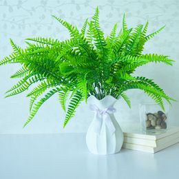 Arbustes artificiels plantes en plastique herbe persane feuilles de fougère faux buissons mariage maison jardin Table décoration JK2102XB