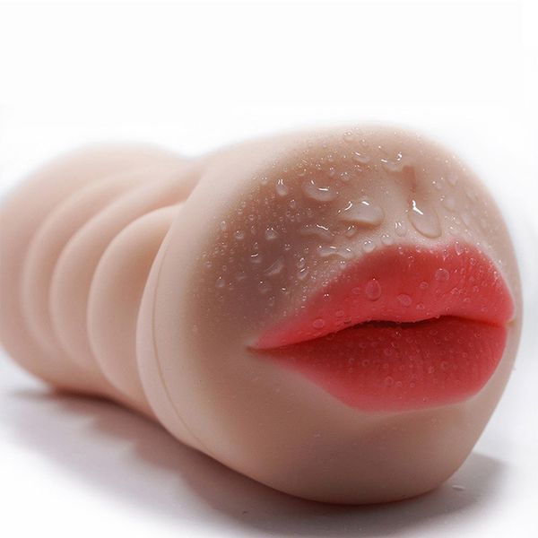 Masturbateurs masculins de vagin artificiel, vraie chatte de poche masturbation tasse bouche gorge profonde jouets sexuels adultes pour hommes