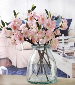 Kunstzijde Sakura Bloem Kersenbloesem Tak Voor Lente Thuis Bruiloft Decor Nep Bloemen Flores Artificiais Decorativ3015132