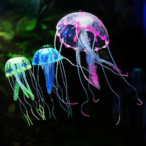 Sage de nage artificielle Lumineux méduse décoration aquarium aquarium