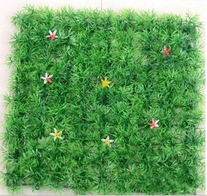 Gazon artificiel tapis d'herbe de buis en plastique artificiel 25cm * 25cm décoration de mariage à la maison livraison gratuite