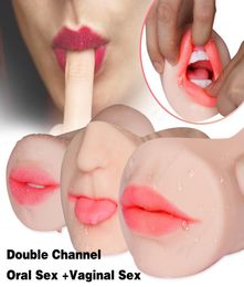 Vagin artificiel réel Stroker 18 mâle masturbateur tasse poche chatte vibrateur Vibrador rend Gay Oral Sex Toys pour hommes C181228018815533