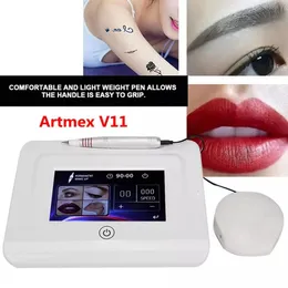 ArtMex V11 Permanente make-upmachine digitale touch tattoo oog wenkbrauw lip roterende pen micro-naaldtherapie apparaat
