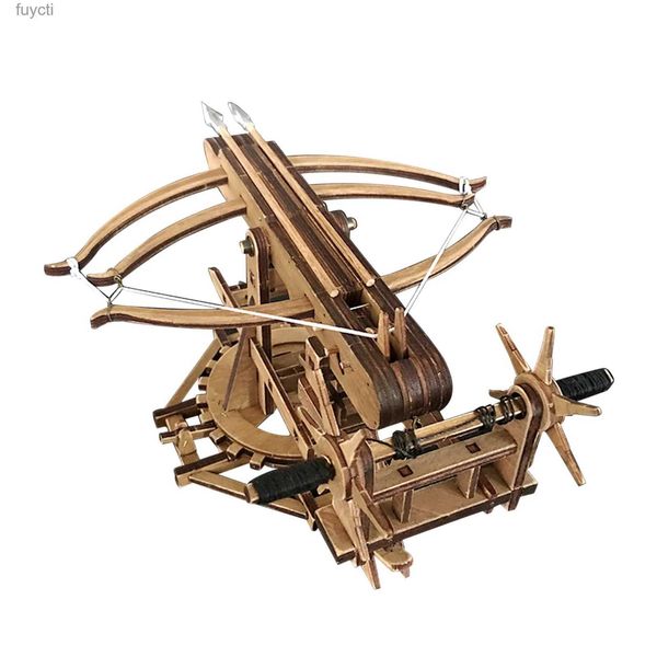 Arts et artisanat 1 12 bricolage Polu Shengong ancien char modèle siège voiture en bois 3D Puzzle modèle besoin d'assemblage YQ240119