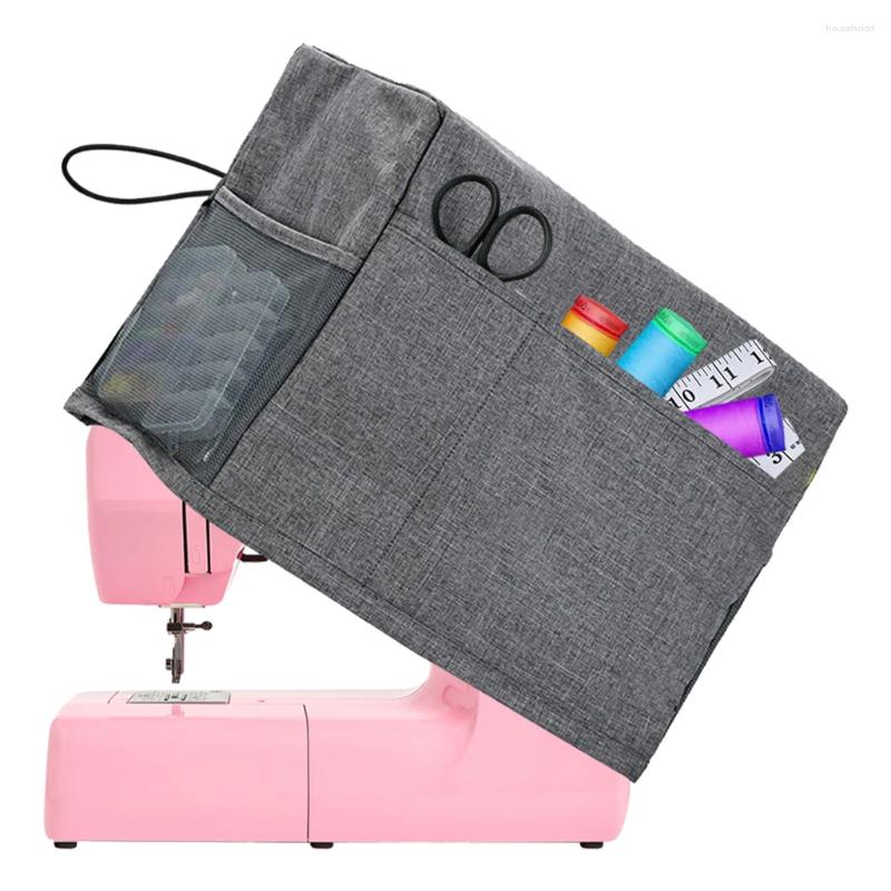 Arts And Crafts 1 Piece Protective Sewing Machine Cover With Pockets Dust For Most Domestic Machines