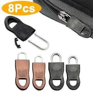 Arts and Crafts 8Pcs Replacement Zipper Pull Puller End Fit Rope Tag Clothing Zip Fixer Broken Buckle Zip Cord Tab Bag Suitcase Backpack Tent