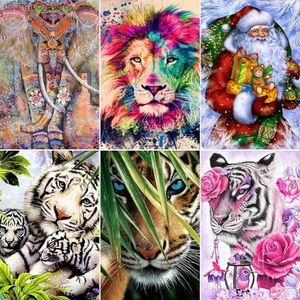 Kunst en ambachten dierenhuis laag bedrukte stof kruissteek vol kit borduurwerk handwerk hobby handiwork sewin home decor mulina desin l49