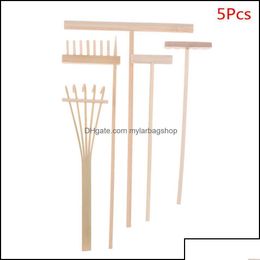 Arts et artisanat Arts et artisanat Cadeaux Maison Jardin 4/5 Bambou Zen Râteau Outils de méditation Décoration Relaxation Fabriqué à la main220P Drop Dh1Ve