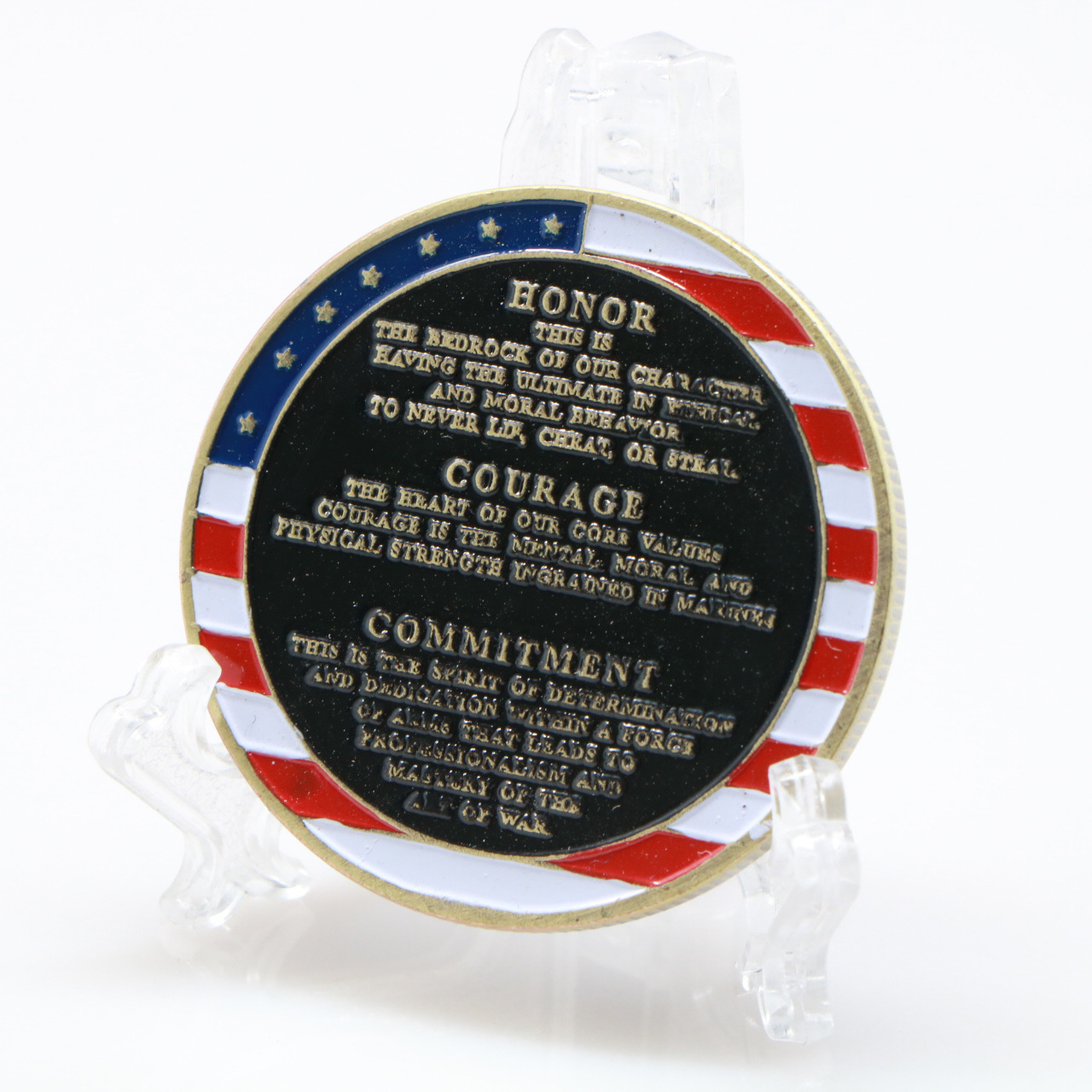 芸術と工芸品の芸術と工芸アメリカ軍陸軍最初の敬礼アメリカ独立デイバリューチャレンジコインの誓いを誓う