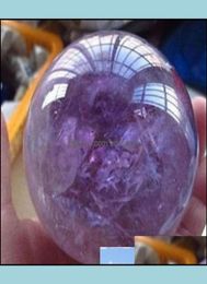 Kunst- en ambachten kunst geschenken Home Garden Natural Amethyst Quartz Stone Sphere Crystal Fluorite Ball Healing Gemstone 18mm20mm Gift 3361237