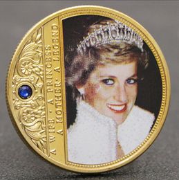 Arts and Crafts Princesse britannique Petit cadeau Emblème en métal jouant une pièce d'or chanceuse