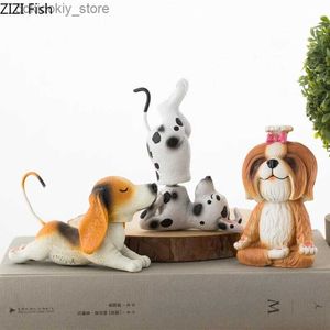 Arts and Crafts Car fait des ornements Artificiel Animal Sculpture Home Decoration Model Statue Miniaturines Fiurines Accessoires décoratifs Craftsl2447