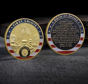 Arts and Crafts Challenge Médaille commémorative Objet de collection d'artisanat en métal peint en relief