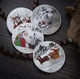 Médaille de pièce de monnaie personnalisée souvenir de la veille de Noël Arts and Crafts