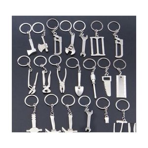 Arts and Crafts Creative MTI Tools Key Chain Hex Sleutel Hammer Shovel Hanger Man vriendje vader Huidige feestgeschenken Souvenir Dhhpz