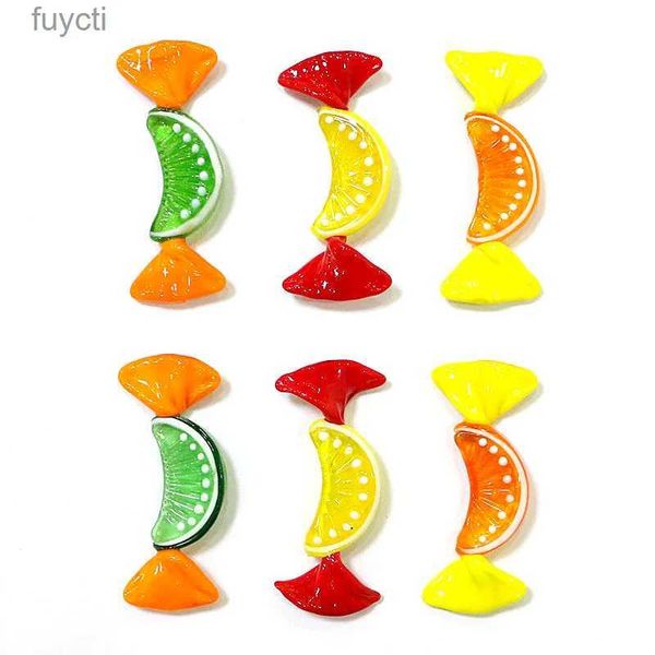 Arts et artisanat créatif Murano Glass Fruit Candy Crafts Artisanat Ornements Lemon Orange Slice Design Home Decor Party Birthday NOUVERS