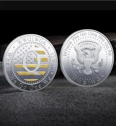 Arts and Crafts Sceau virtuel numérique US Q-coin Médaille commémorative en métal gaufré coloré