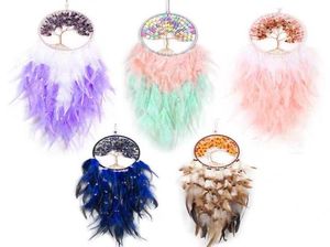 Arts and Crafts Dream Catchers Tree of Life Handmade Dream Catch avec cristal ornement de chambre décor pour les hommes enfants enfants 4286804