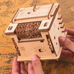 Arts et artisanat Escape Room jeu Puzzle boîte haute difficulté casse-tête bois 3D Rompecabezas De Madera Juegos De Ingenio YQ240119