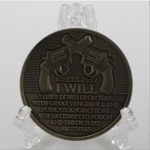 Médaille commémorative en argent nickelé Arts and Crafts Coin Sniper étranger Crâne Anti-terrorisme