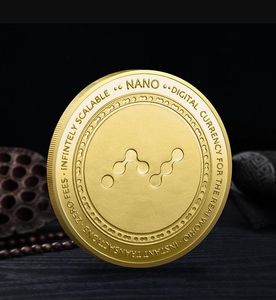 Arts et artisanat Commerce extérieur Timbre virtuel numérique NANO Coin Relief Médaille commémorative en métal 3D