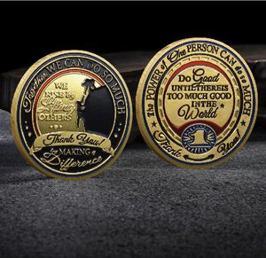 Arts and Crafts Vergulde zilveren munt 3D Relief Metal Crafts Challenge Coin