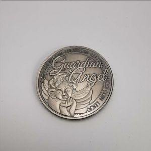 Arts and Crafts Guardian Angel Herdenkingsmedaille Lucky Coin