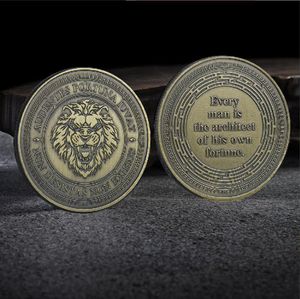 Arts and Crafts Médaille en métal Lion Coin Courage Coin Challenge Coin