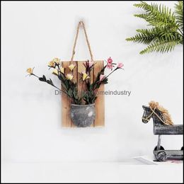 Arts et artisanat Artisanat en bois minimaliste moderne Mur intérieur Creative Hanging Drop Delivery 2021 Maison Jardin Arts Homeindustry Dhagd