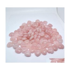 Arts et artisanat Natural Stone Pink Crystal 20x9 mm Ornements Quartz Crystal Crystals Energy Reiki Gem Craft