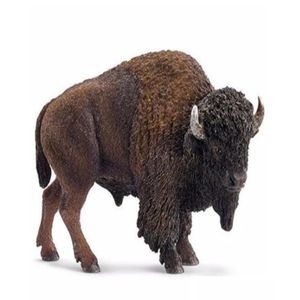 Arts and Crafts Nimal Model American Bison Figures Collectibles Figurine Kids Toys Toys Resin Art Art Home6509449 Drop délivre DHQ7X