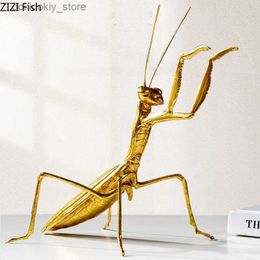 Kunst en ambachten oude harsinsecten ornamenten mantis cricket bijen beeldhouwkunst livin kamer standbeeld huizen accessoires decoraties miniaturesl2447
