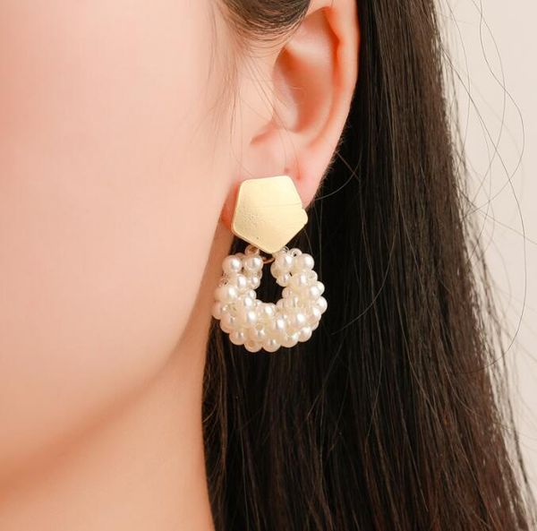 Arts et artisanat perle peinture papillon boucle d'oreille Stud Vintage Pied dames boucles d'oreilles givré Punk animal fleur feuille divers design Fo Otk2A