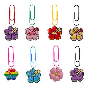 Arts and Crafts Pentapetal Flower Cartoon Clips Paper Book Book Book Marker For Kids Shaped Markers Bure