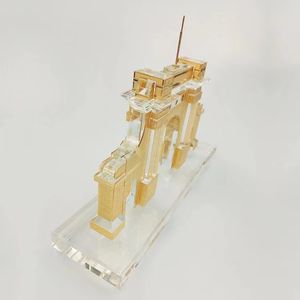Arts et artisanat modèle de table de sable modèle de cadeau en cristal personnalisation fabricants professionnels