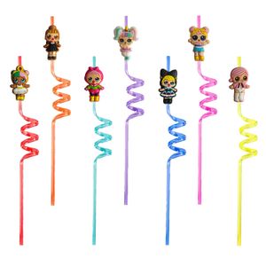 Arts and Crafts Surprise Doll Themed Crazy Cartoon Sts Boire pour la fête de Noël Favors Decoration Supplies Birthday Plastic St Gir othnw