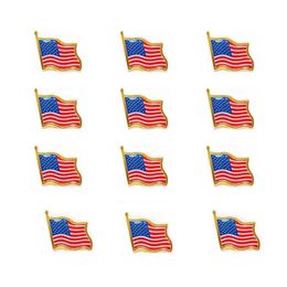 Artes y manualidades, insignia de la bandera de los Estados Unidos, Pin para Collar, ropa, corbata, sombrero, mochila, Pin, chaqueta, accesorios, regalo de fiesta